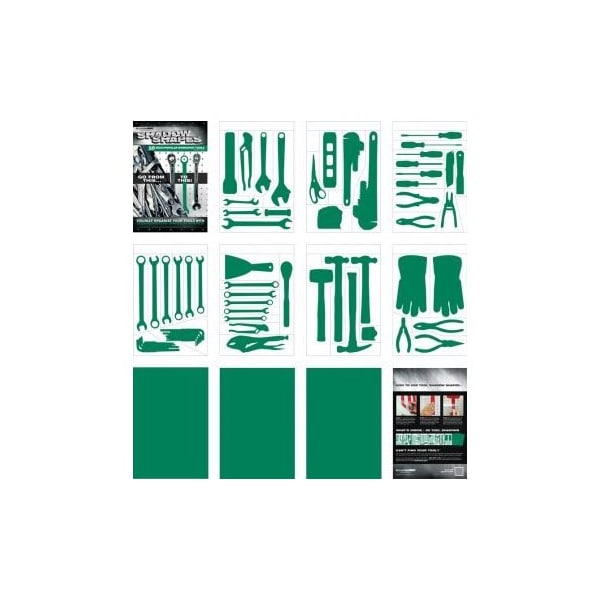 Accuform SHADOW SHAPES TOOL SHADOW LABEL PVR100GN PVR100GN - main